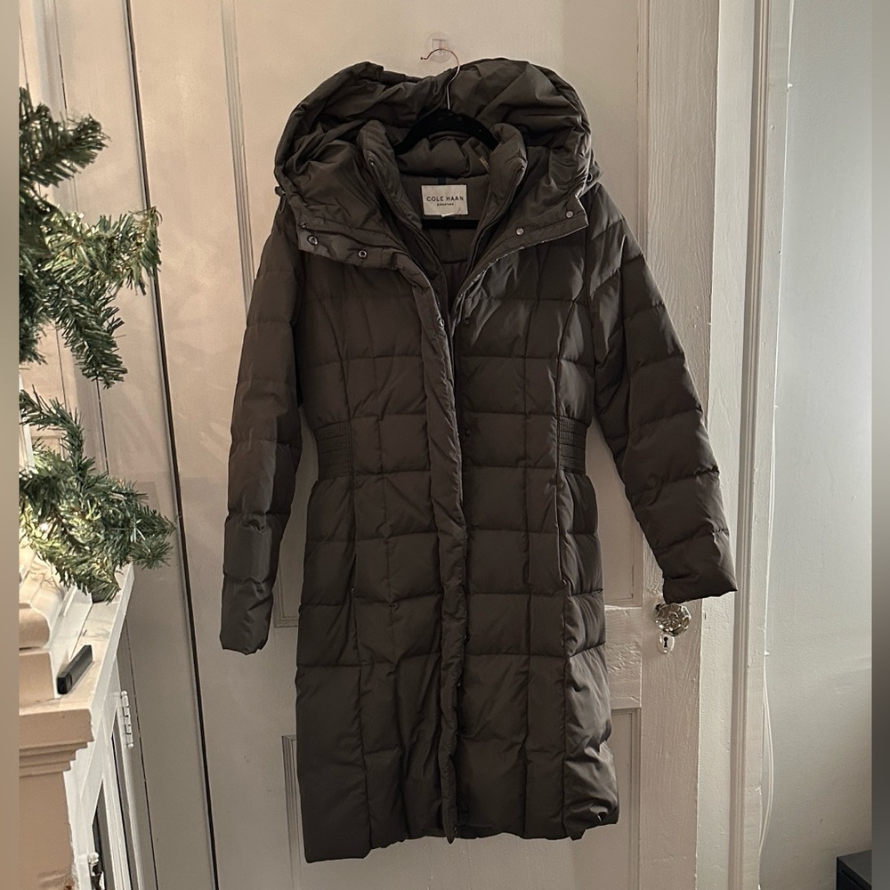 Cole Haan Gray Puffer Coat